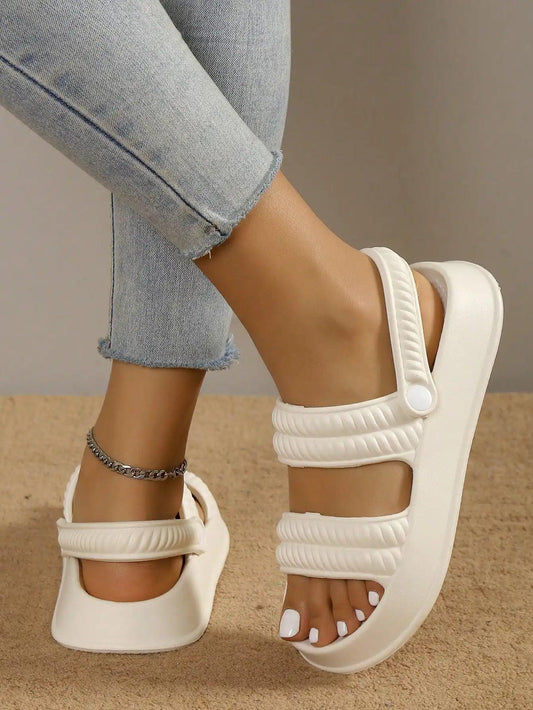 Chinelos minimalista franzido - CHARM