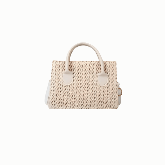 Minimalist Straw Bag