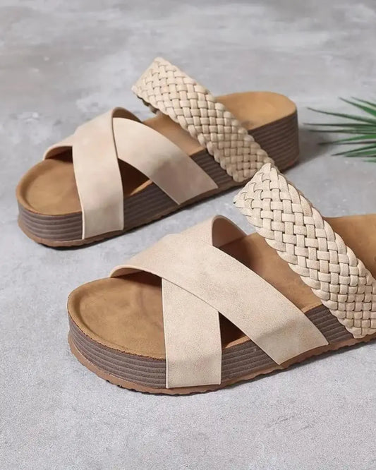 Sandália Plataforma Espadrille