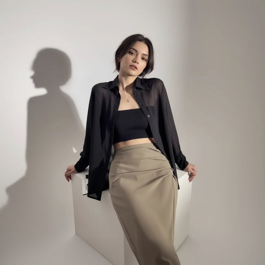 Camisa Feminina Elegante