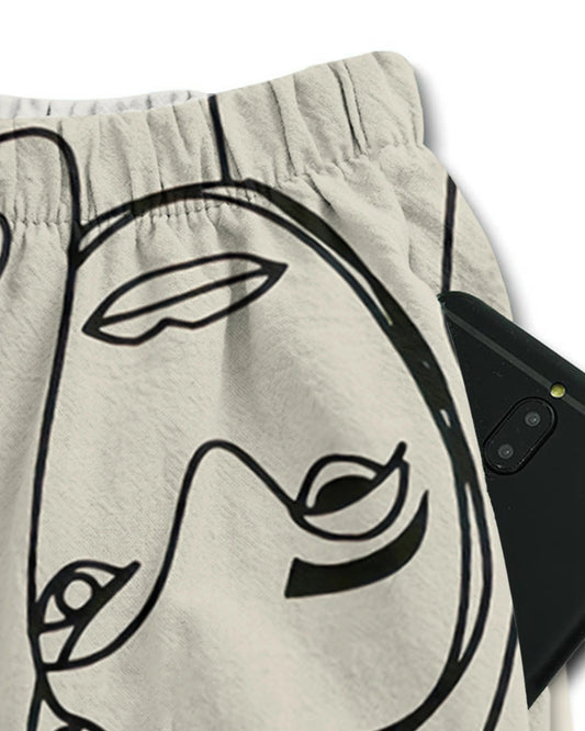 Abstract Figure Pants 