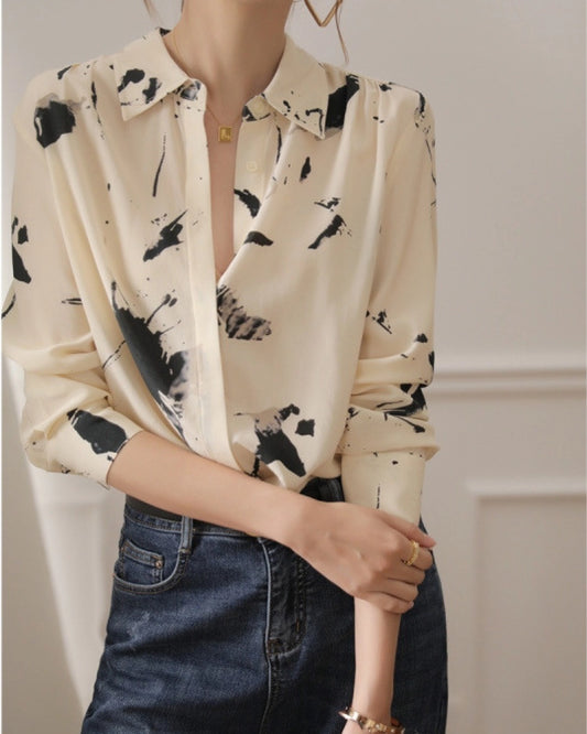 Brushed Silk Shirt 