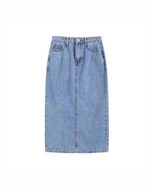 A-Line Denim Skirt 