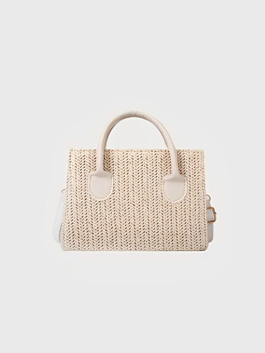 Minimalist Straw Bag 