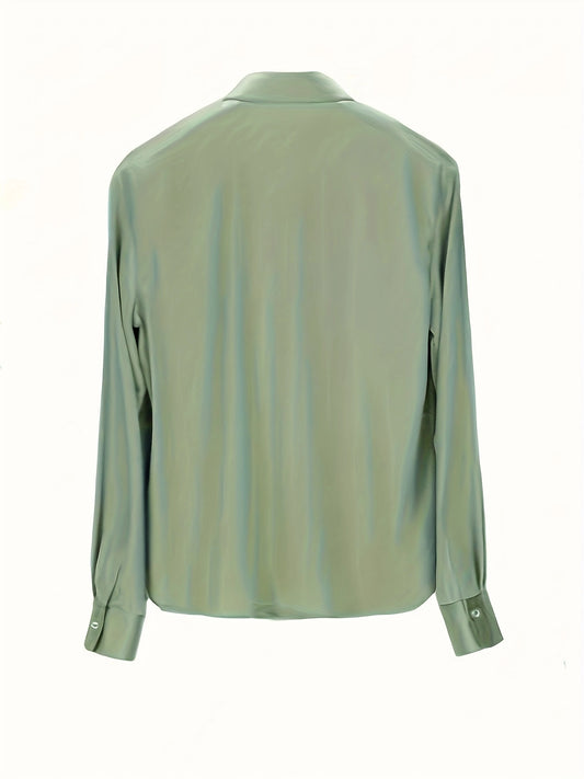 Elegant Satin Blouse 